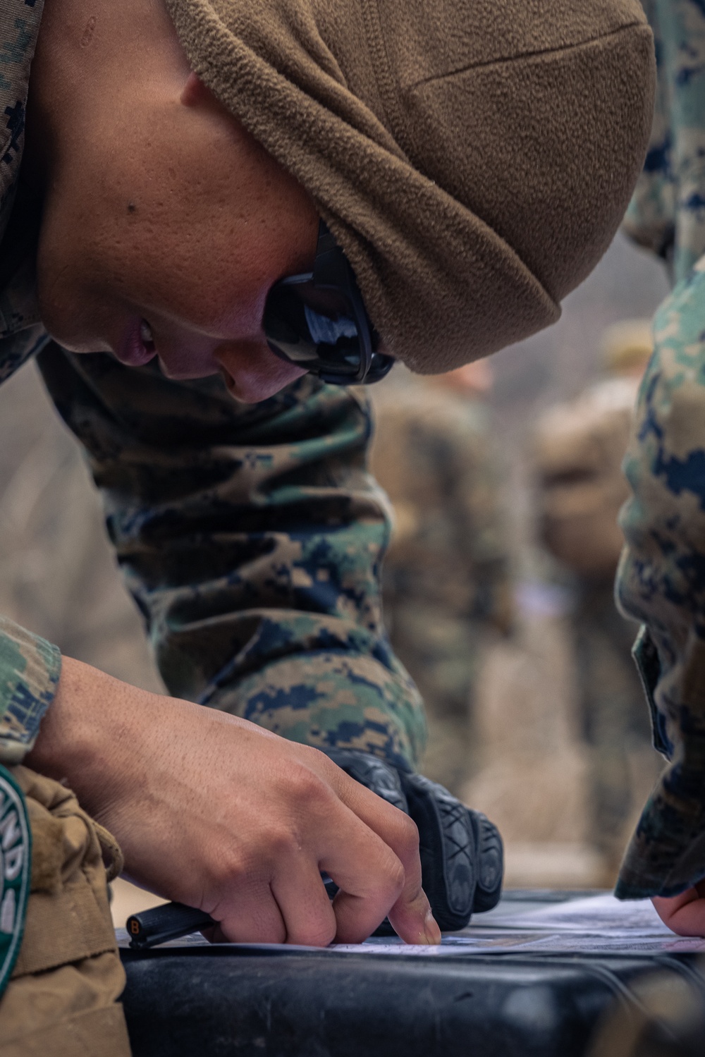 Marines with 3/12 Participate in Land Navigation Training