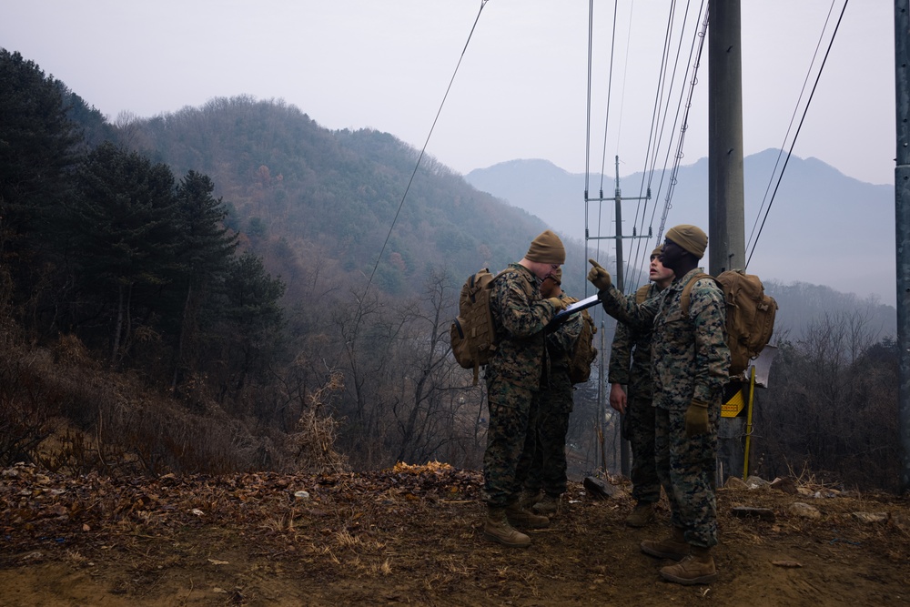 Marines with 3/12 Participate in Land Navigation Training