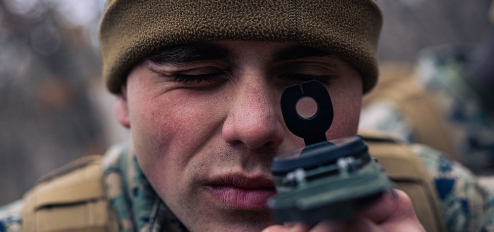 Marines with 3/12 Participate in Land Navigation Training