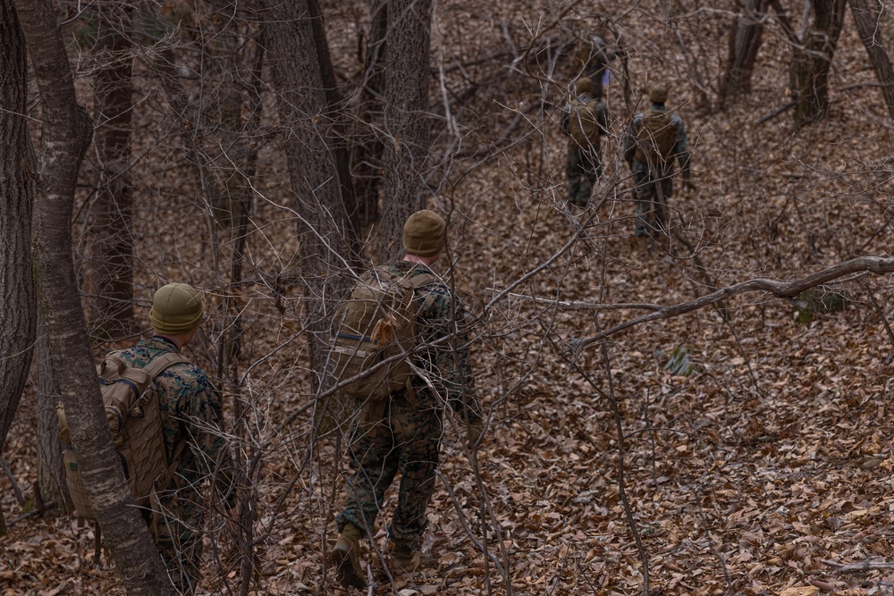 Marines with 3/12 Participate in Land Navigation Training
