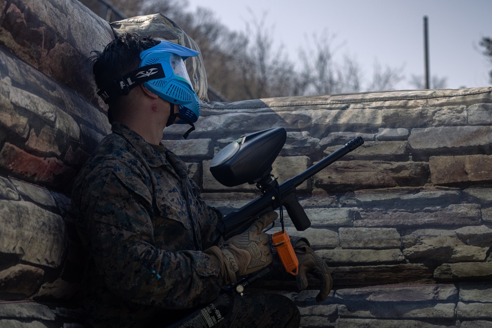 3/12 Marines Strengthen Teamwork during a Paintball Competition