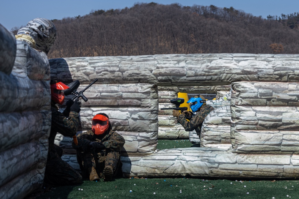 3/12 Marines Strengthen Teamwork during a Paintball Competition