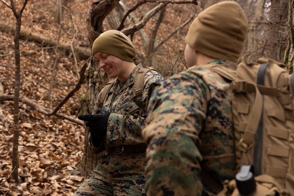 3/12 Marines Participate in Land Navigation Training