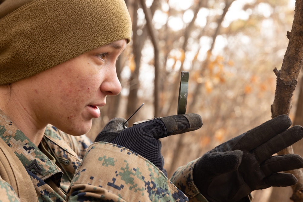 3/12 Marines Participate in Land Navigation Training