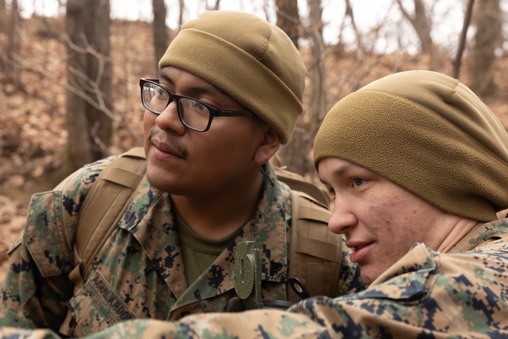 3/12 Marines Participate in Land Navigation Training