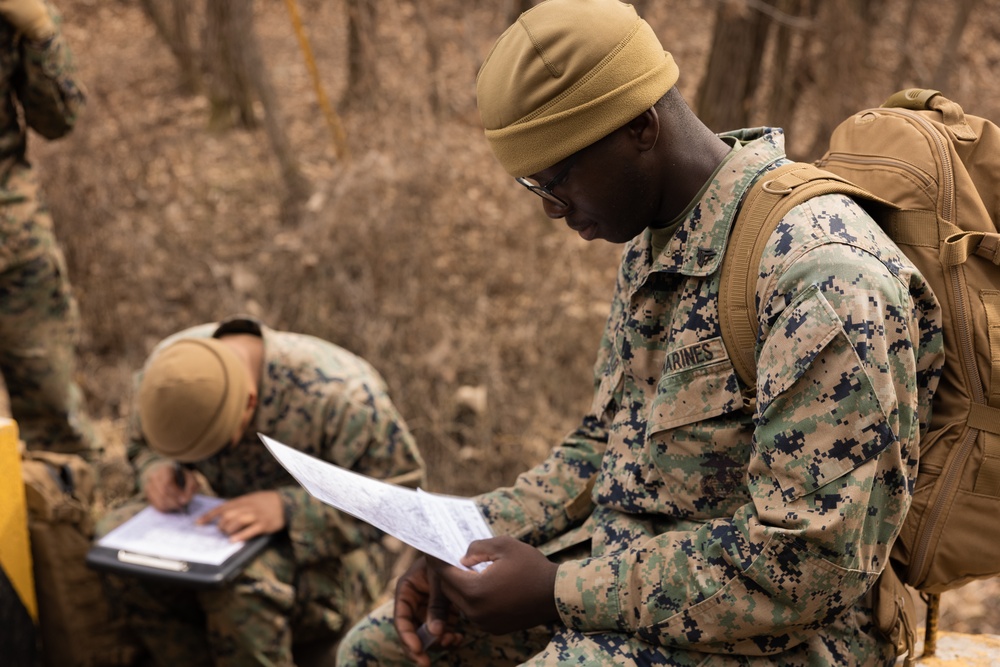 3/12 Marines Participate in Land Navigation Training