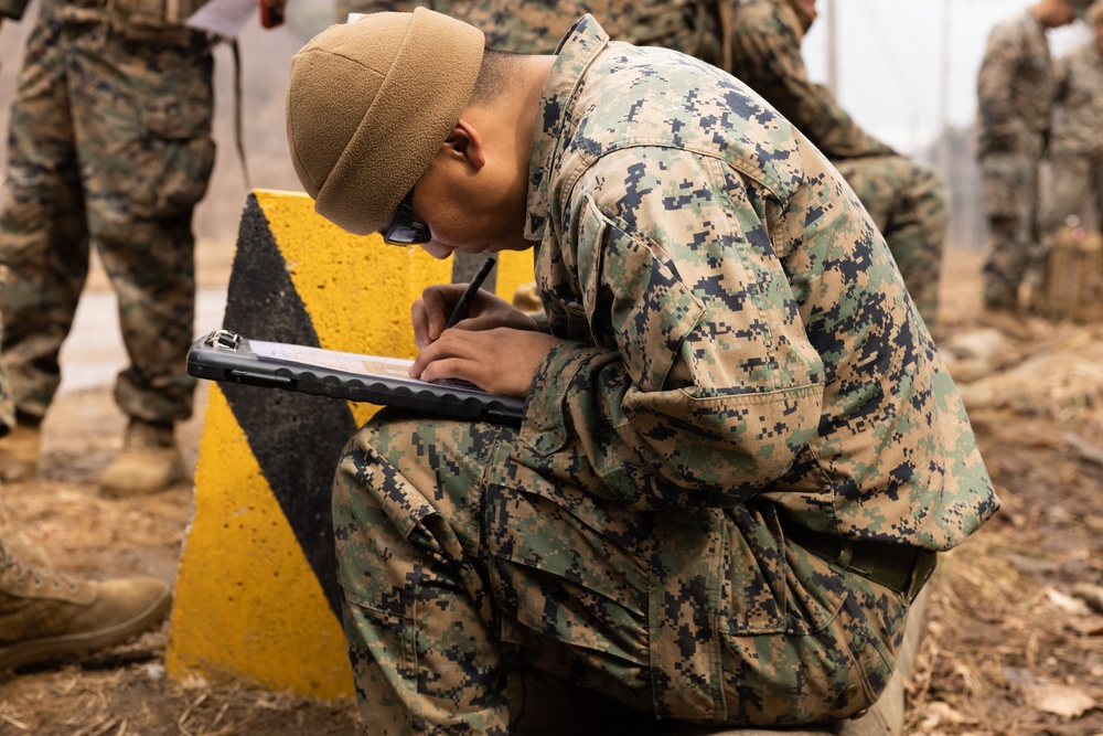 3/12 Marines Participate in Land Navigation Training