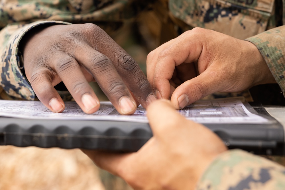 3/12 Marines Participate in Land Navigation Training