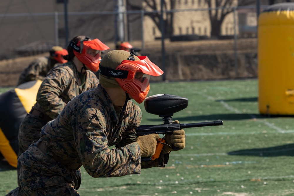 Marines with 3/12 Compete in Paintball Game