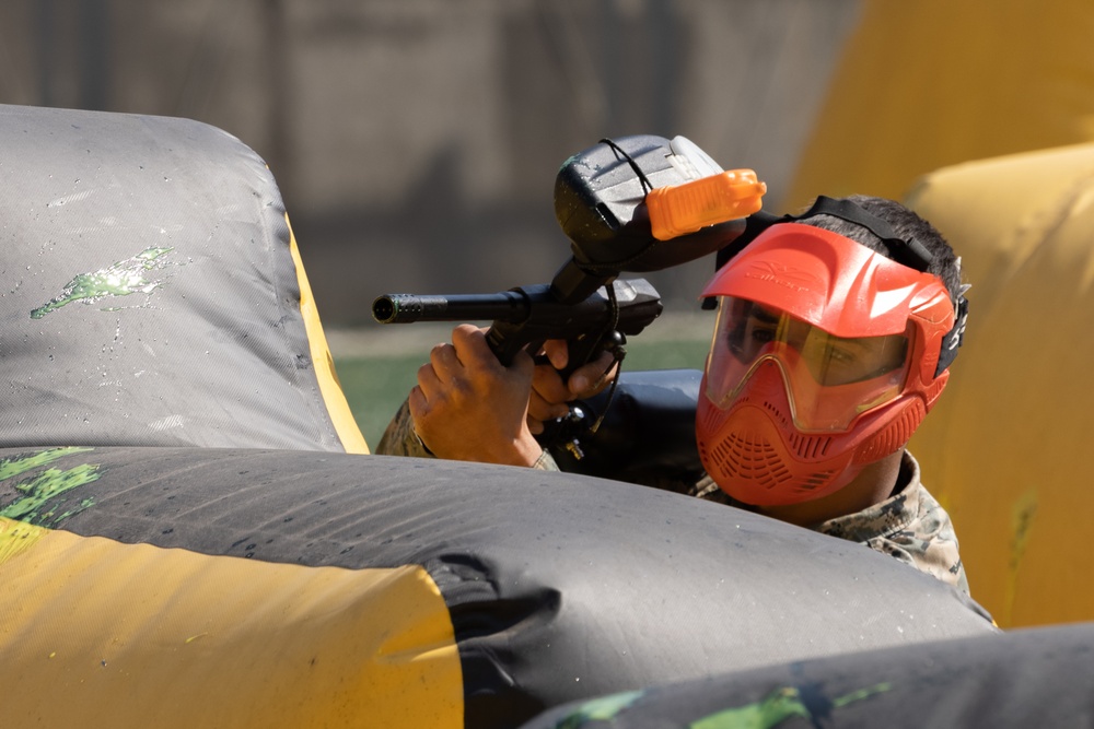 Marines with 3/12 Compete in Paintball Game