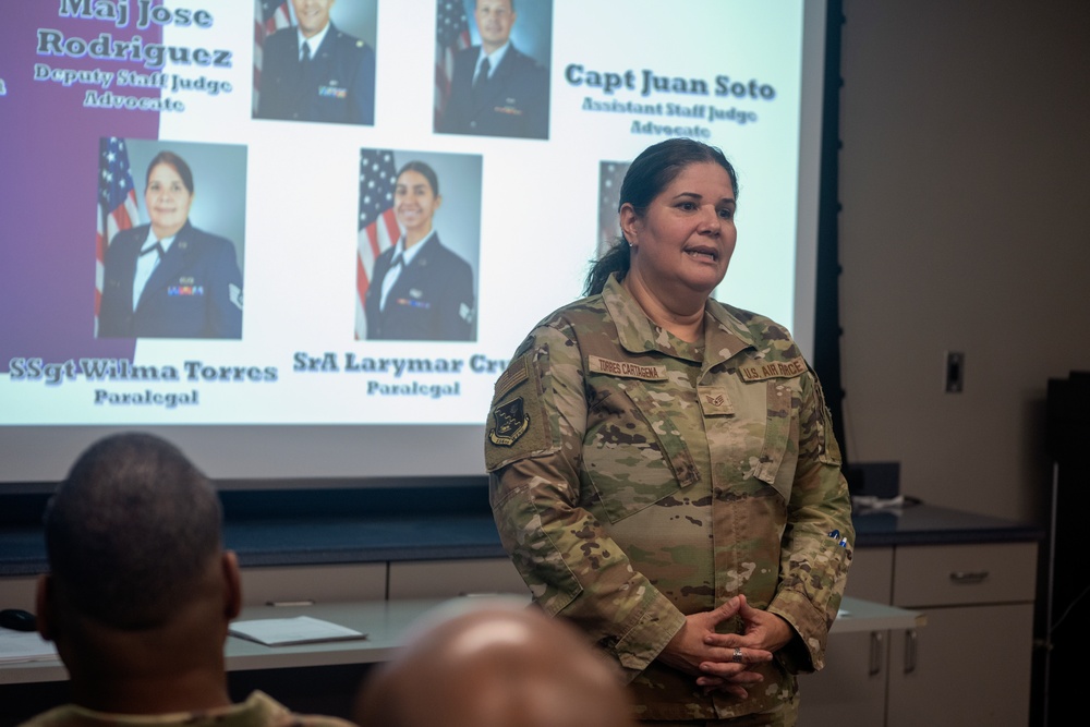 156th Wing JAG Leadership and Military Discipline Training