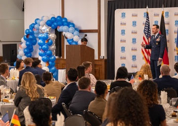 Maj. Gen. Paul Moga recognizes European Military Youth of the Year nominees