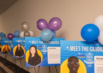 Maj. Gen. Paul Moga recognizes European Military Youth of the Year nominees