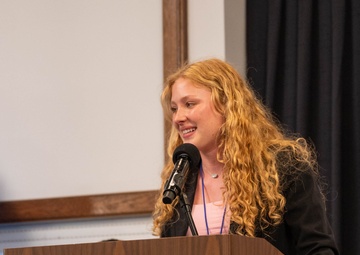 Maj. Gen. Paul Moga recognizes European Military Youth of the Year nominees