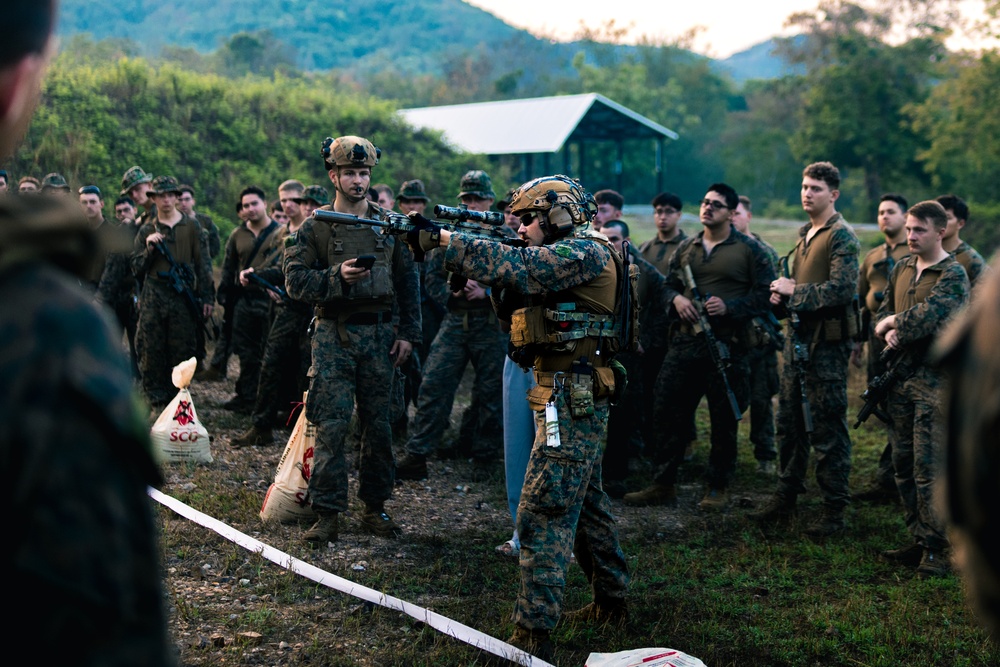 Cobra Gold 25: 1st LAR conducts CMP shoot with Royal Thai Marines, ROK Marines