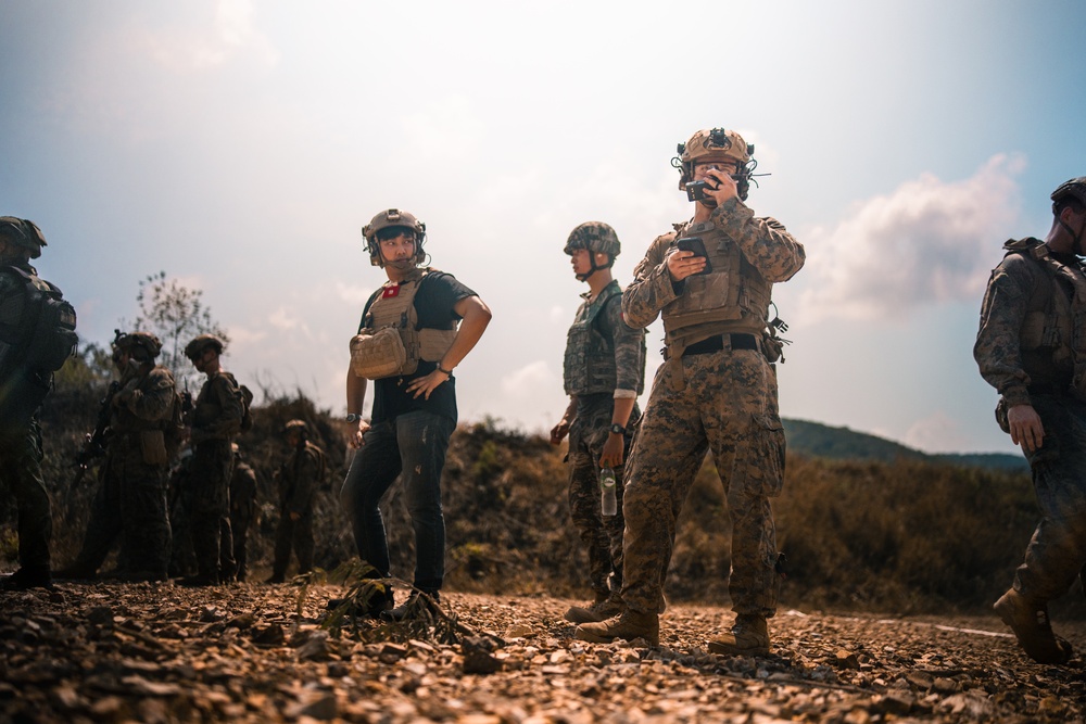 Cobra Gold 25: 1st LAR conducts CMP shoot with Royal Thai Marines, ROK Marines