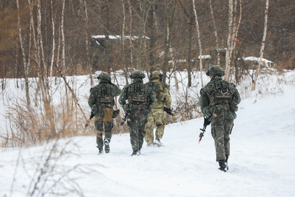 ROK and U.S Soldiers participate in training exercise at the Korea Combat Training Center