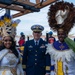 Coast Guard annual drop off of the Krewe of Zulu