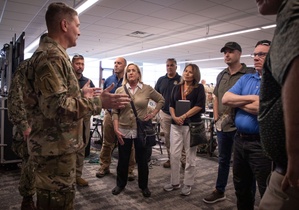 Representatives Visit soldier on Kandahar Airfield