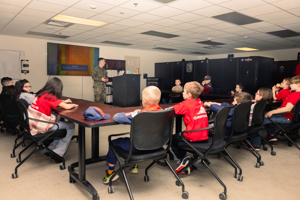 Cub Scouts tour Marine Corps Base Quantico Provost Marshal Office