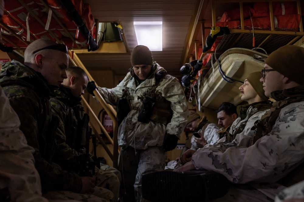 U.S. Recon Marines support NATO operations in Baltic Sea