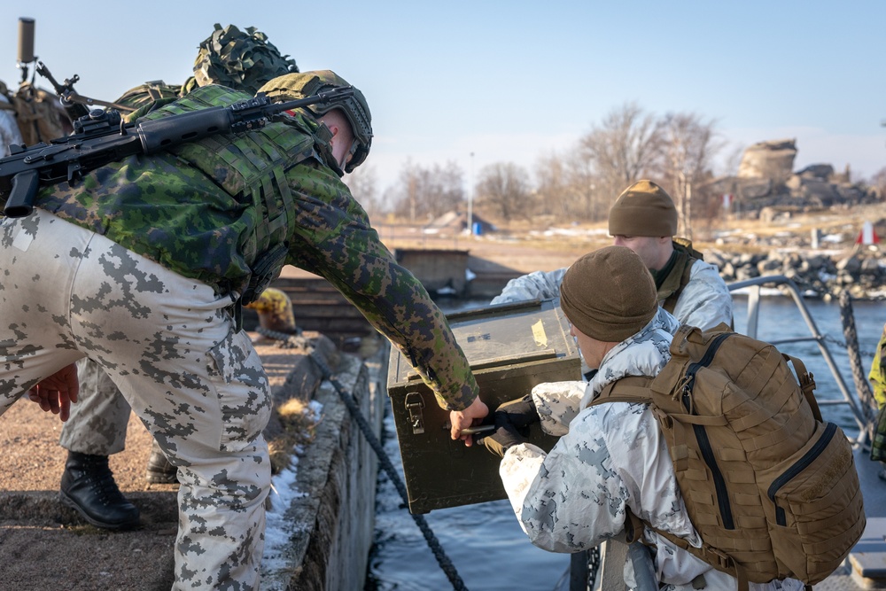 U.S. Recon Marines support NATO operations in Baltic Sea