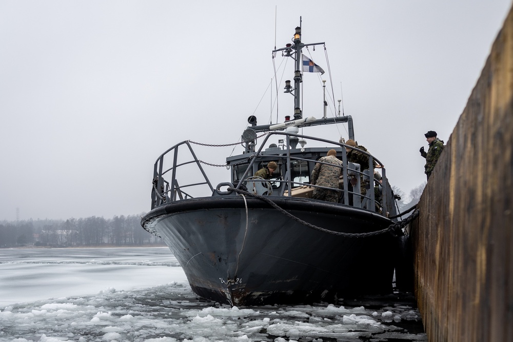U.S. Recon Marines support NATO operations in Baltic Sea