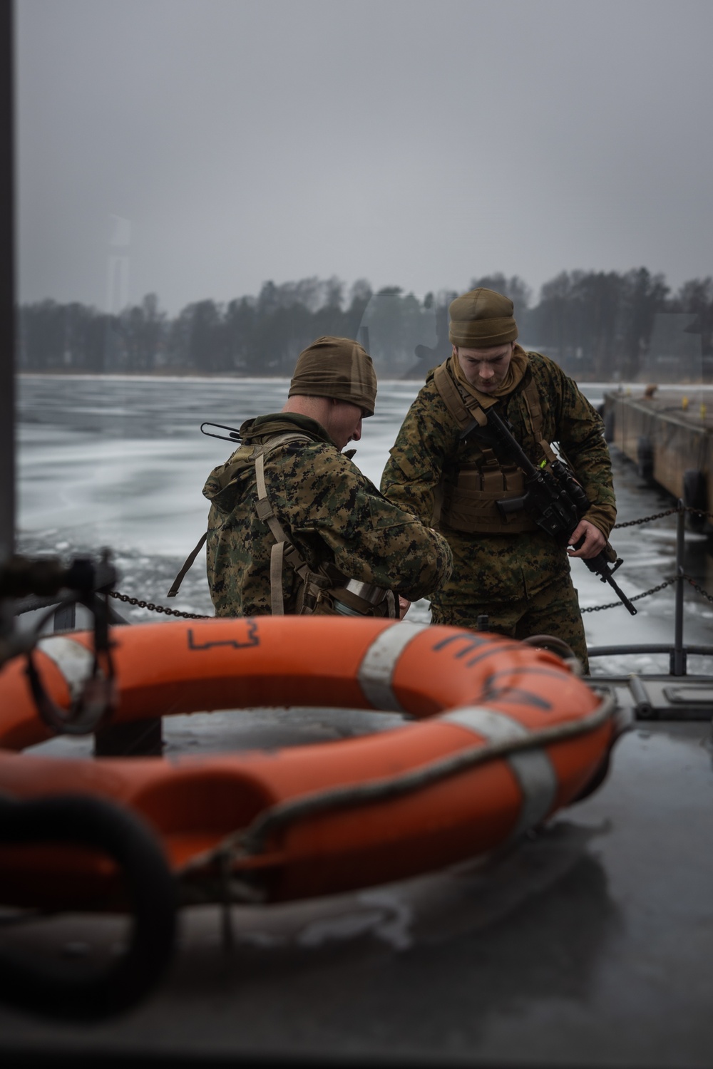 U.S. Recon Marines support NATO operations in Baltic Sea