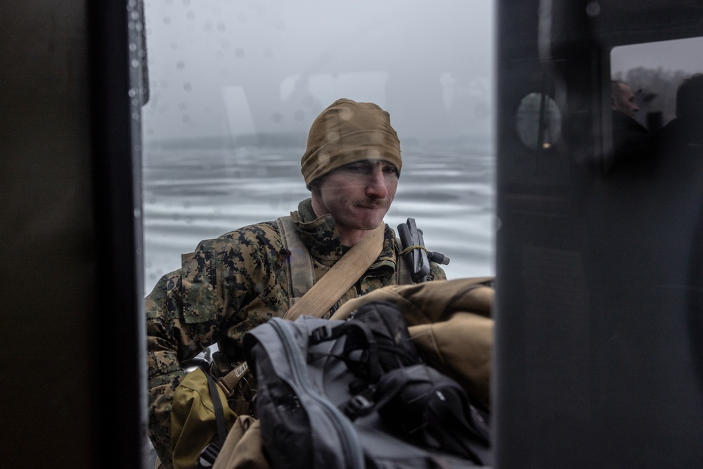 U.S. Recon Marines support NATO operations in Baltic Sea