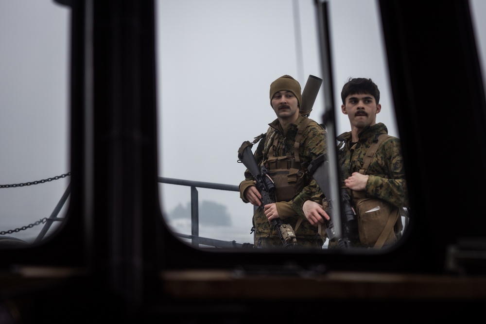 U.S. Recon Marines support NATO operations in Baltic Sea