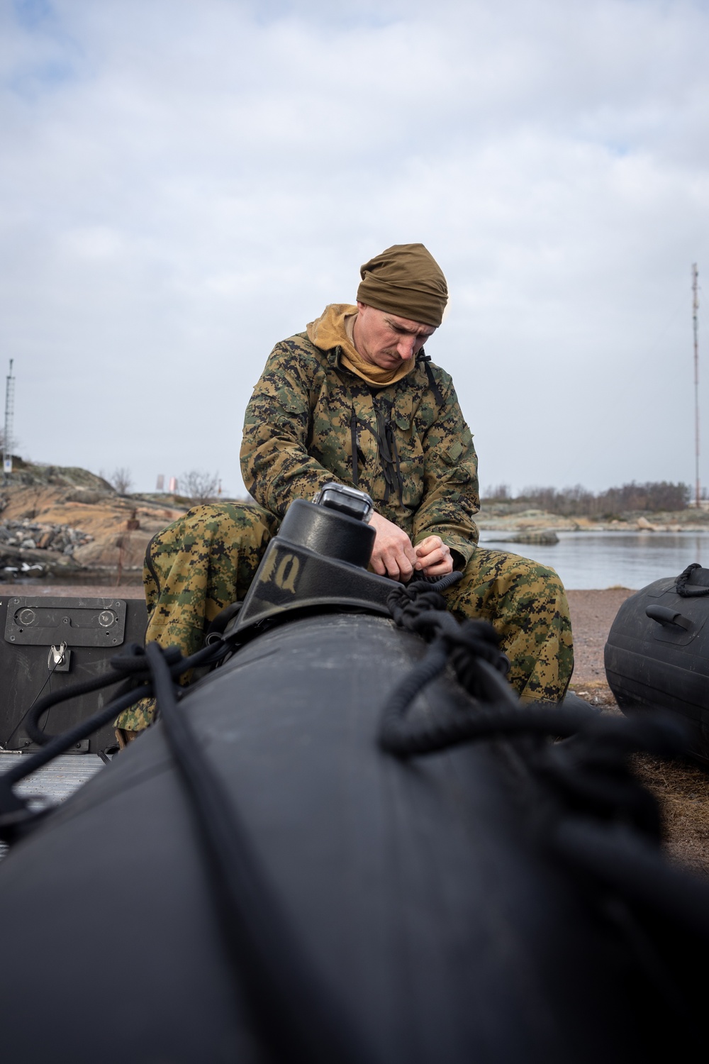 U.S. Recon Marines support NATO operations in Baltic Sea