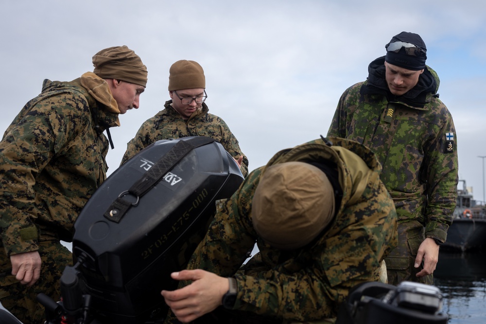 U.S. Recon Marines support NATO operations in Baltic Sea
