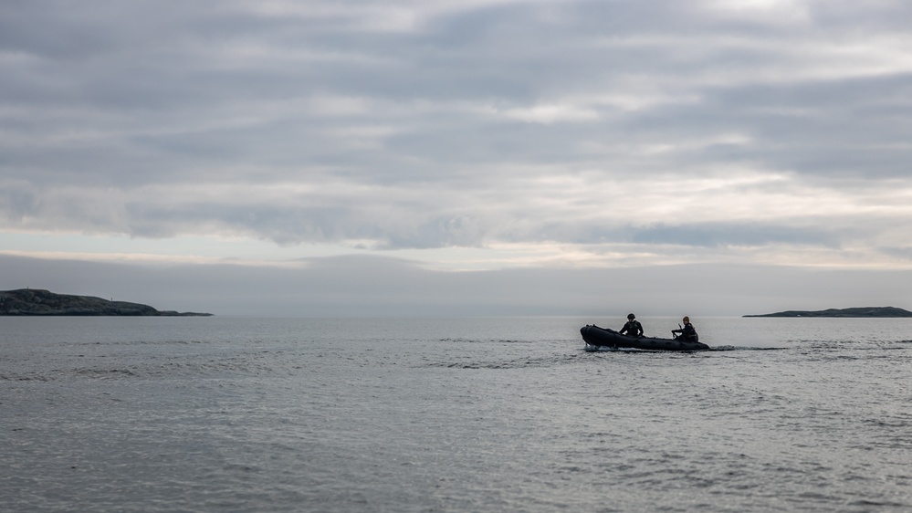 U.S. Recon Marines support NATO operations in Baltic Sea
