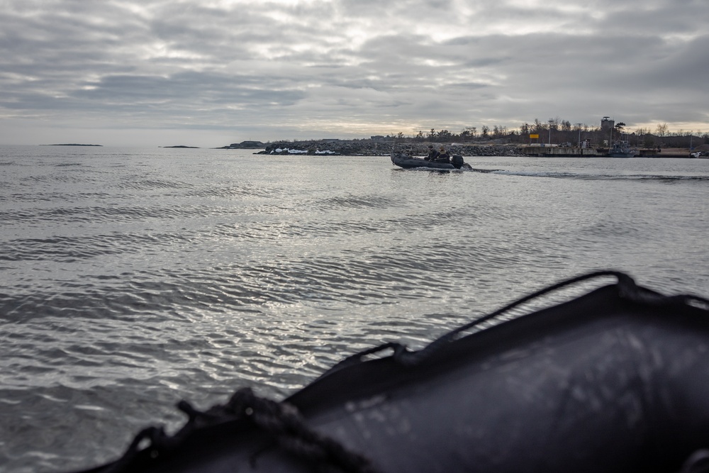 U.S. Recon Marines support NATO operations in Baltic Sea