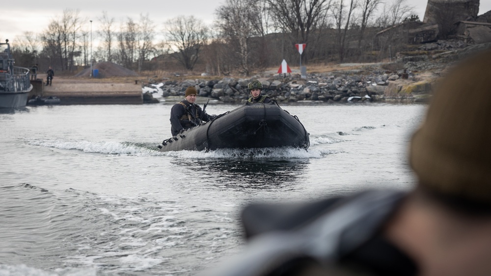U.S. Recon Marines support NATO operations in Baltic Sea