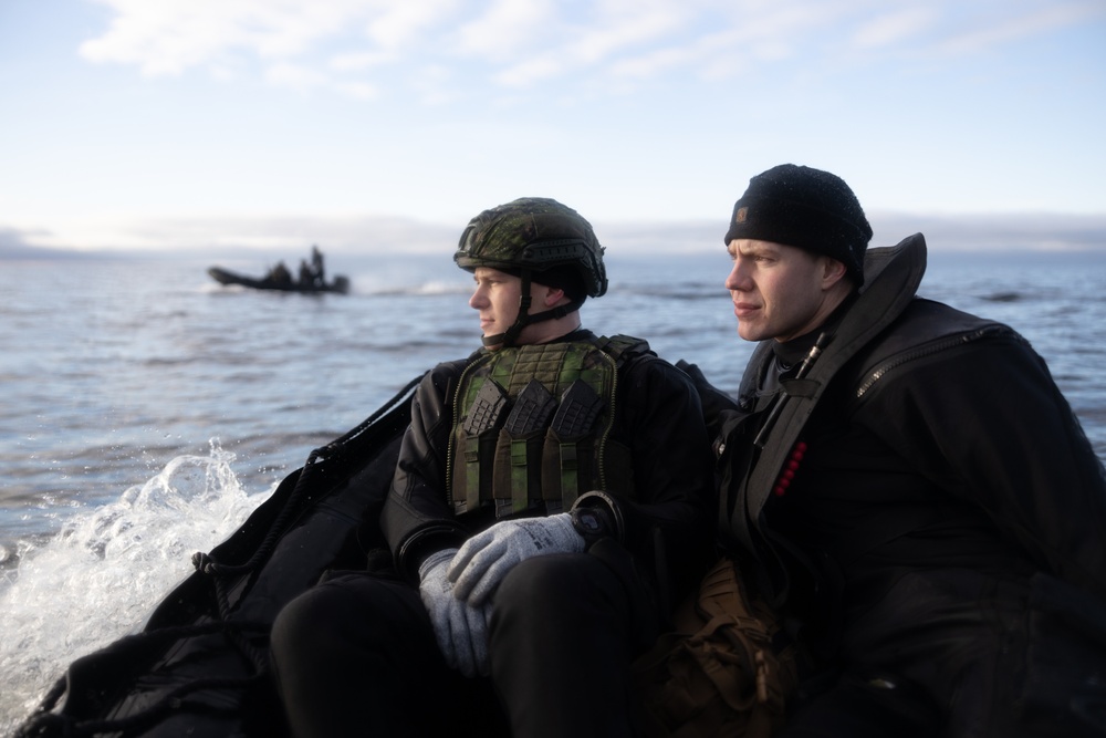 U.S. Recon Marines support NATO operations in Baltic Sea