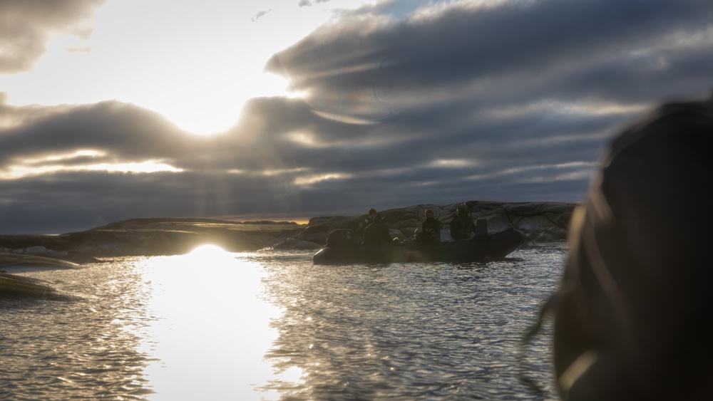 U.S. Recon Marines support NATO operations in Baltic Sea