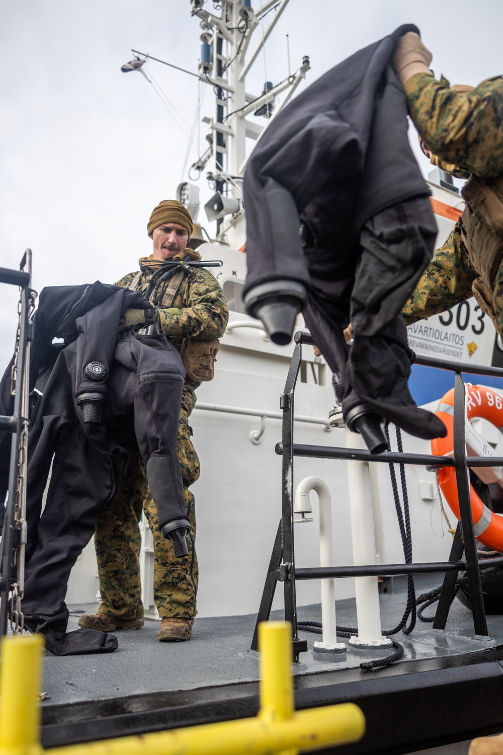 U.S. Recon Marines support NATO operations in Baltic Sea
