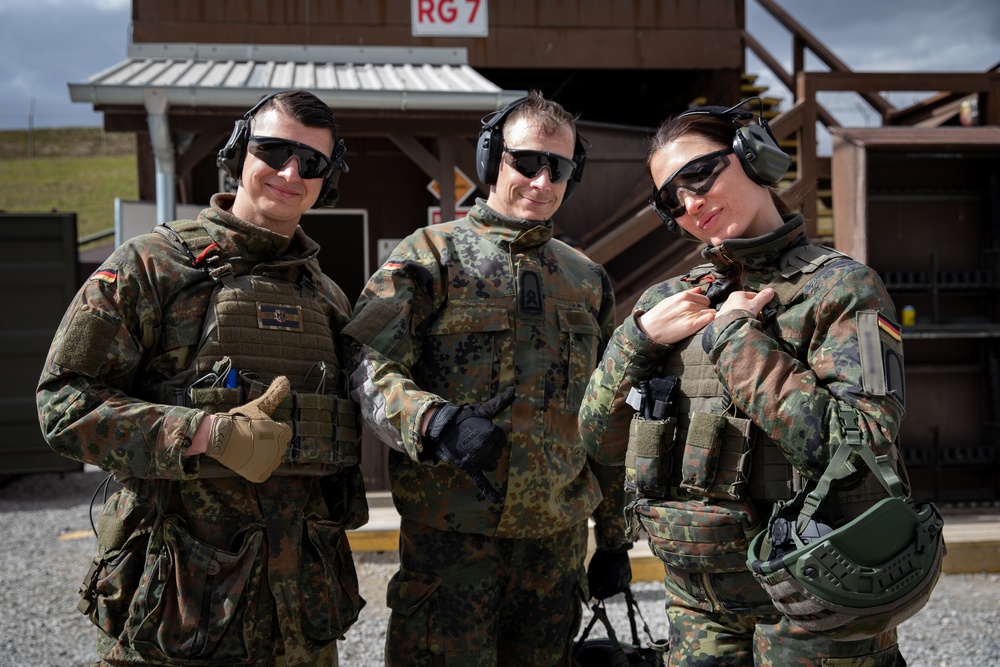 KFOR's U.S. contingent hosts multinational range at Camp Bondsteel