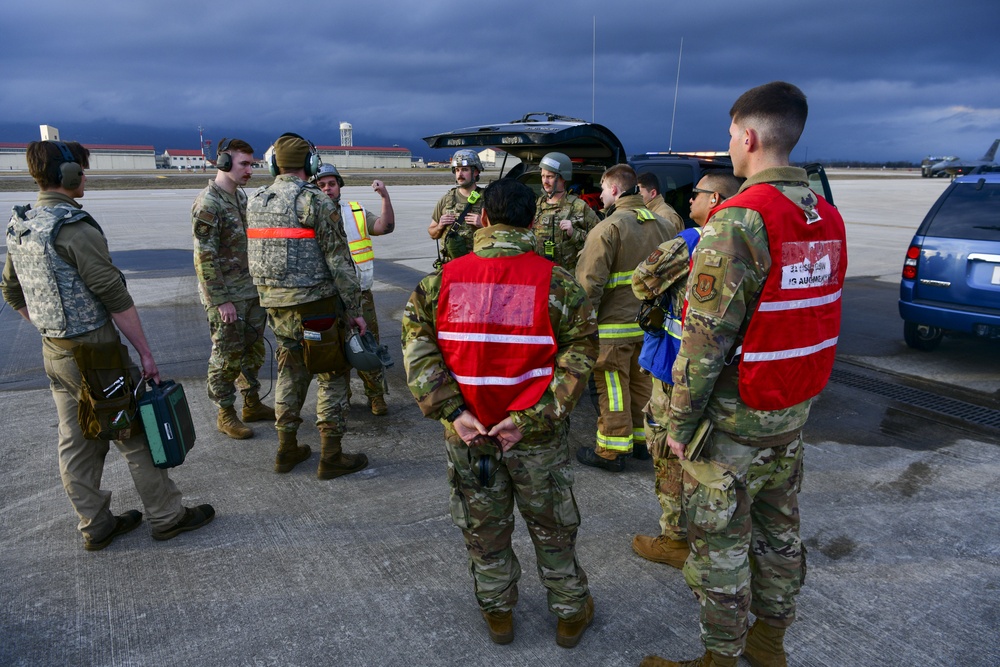 Simulated In-flight Emergency during Fighting Wyvern 25-01