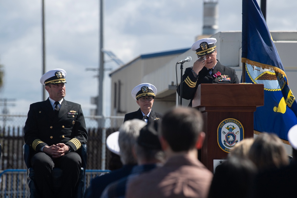 USS Stockdale Change of Command Ceremony