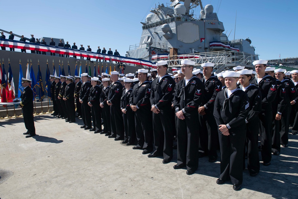 USS Stockdale Change of Command Ceremony