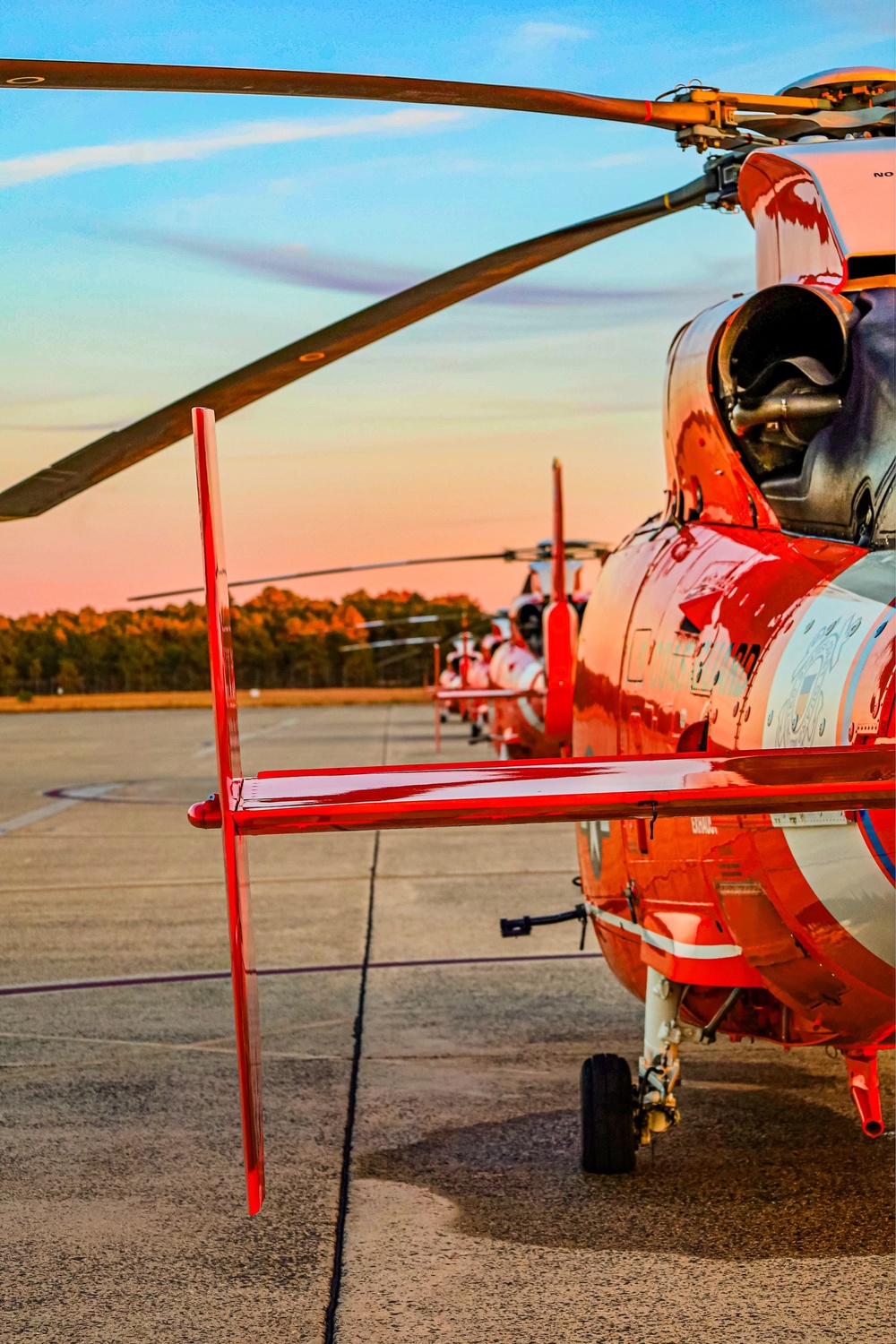 Air Station Atlantic City helicopter crew patrols off New Jersey