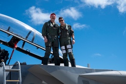 104th Fighter Wing airmen take to the sky in familiarization and incentive rides during Exercise Ready Eagle 25-01