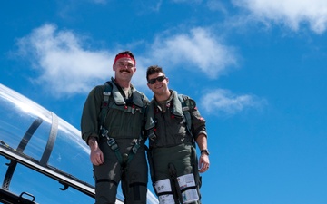 104th Fighter Wing airmen take to the sky in familiarization and incentive rides during Exercise Ready Eagle 25-01