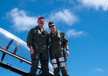 104th Fighter Wing airmen take to the sky in familiarization and incentive rides during Exercise Ready Eagle 25-01