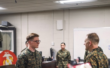 Lance Cpl. Cutter recieves Impact NAM