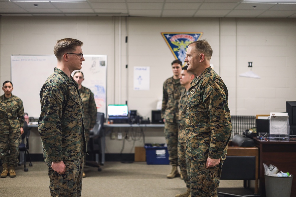 Lance Cpl. Cutter recieves Impact NAM