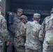101st Division Sustainment Brigade recieve equipment in Fort Bliss, Texas to support the southern border mission