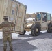 101st Division Sustainment Brigade receive equipment in Fort Bliss, Texas to support the southern border mission